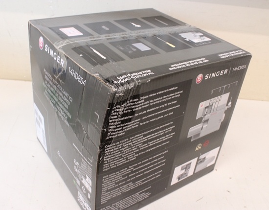Picture of SALE OUT. Singer Sewing Machine | 14HD-854 Heavy Duty Serger | Number of stitches 8 | Grey | DAMAGED PACKAGING