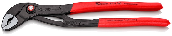 Изображение Santehnikas knaibles Cobra QuickSet Knipex 8721300; 300 mm