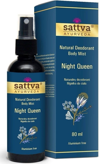 Picture of Sattva Natural Deodorant Body Mist dezodorant w formie mgieki do ciaa Night Queen 80ml