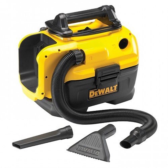 Изображение Sausās un mitrās tīrīšanas putekļsūcējs DeWalt DCV584L (bez akumulatora un lādētāja)