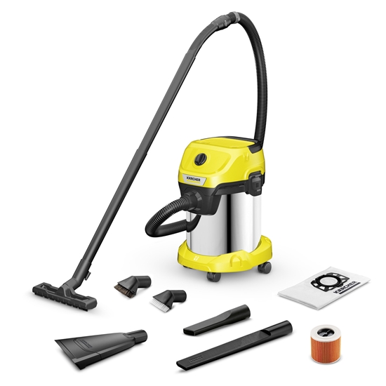 Изображение Sausās un mitrās tīrīšanas putekļsūcējs Karcher WD 3 S V-17/6/20 Car