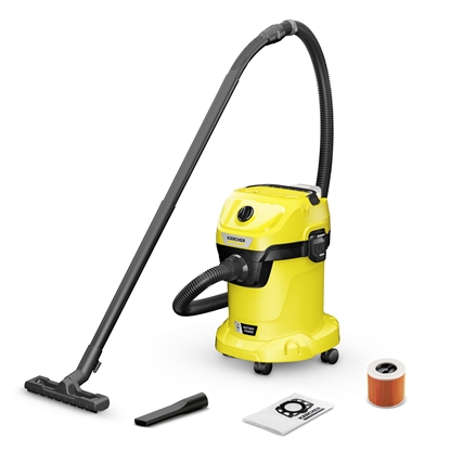 Изображение Sausās un mitrās tīrīšanas putekļsūcējs Karcher WD 3-18 V-17/20; 18 V (bez akumulatora un lādētāja)