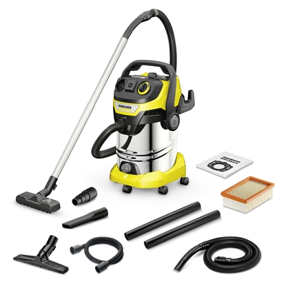 Изображение Sausās un mitrās tīrīšanas putekļsūcējs Karcher WD 6 P S V-30/8/22/T Renovation; 1300 W
