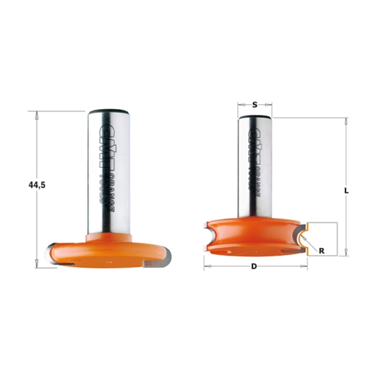 Picture of Savienojuma frēze CMT 855.701.11; 38,1/6,35 mm; 2 gab.