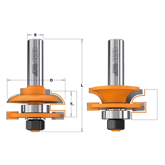 Изображение Savienojuma frēze CMT 991.001.11; S=8 mm; S=44,4 mm