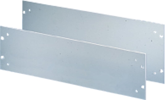 Изображение Schroff 19" Front Panel With Holes for Handles, 2 U, 3 mm, Al, Anodized, Untreated Edges