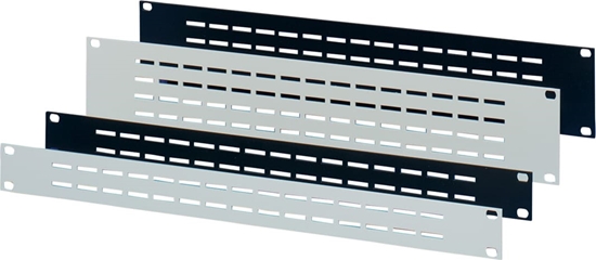 Picture of Schroff 19" Front Panel, Vented, 2 U, 2.5 mm, Al, Anodized
