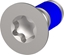 Изображение Schroff Assembly Parts for Rugged Components, Countersunk Screw with Thread-locking Compound, Torx, M4 x 10