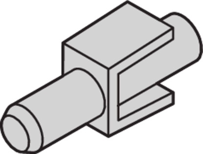 Attēls no Schroff Fixing Clip for Static Plastic Handle