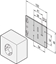 Picture of Schroff Mounting Plate for Single Sockets