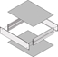 Picture of Schroff MultipacPRO Cover Plate, Plain, Depth 280 mm