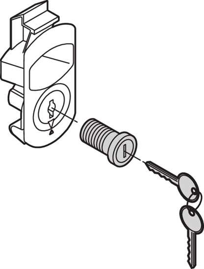 Picture of Schroff Varistar Retainer and Safety Lock Kit for Side Panel