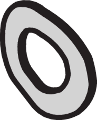 Attēls no Schroff Washer, Shakeproof, 2.6, 100 pcs / Kit