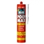 Изображение Sealants iekštelpu un āra darbiem Bison 1190903 Poly Max; 280 ml; balts