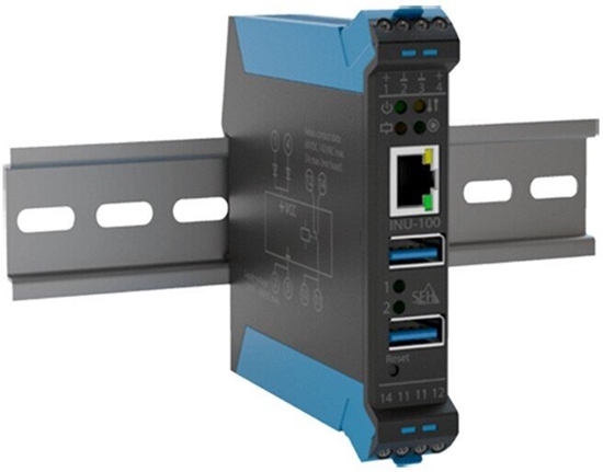 Picture of SEH INU-100 USB-DEVICE Server 2xUSB3.0,10/100/1000Base-T,microSD
