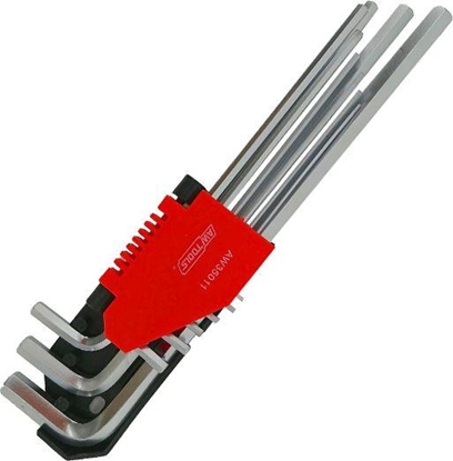 Изображение Seškanšu atslēgu komplekts AWTools AW35016BL; 1,5-10 mm; 9 gab.