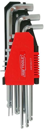Изображение Seškanšu atslēgu komplekts AWTools AW35017BL; 2-12 mm; 10 gab.