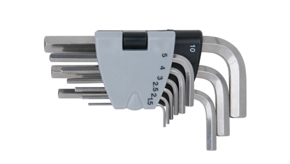 Picture of Seškanšu atslēgu komplekts Condor Werkzeug C1120-01; 1,5-10 mm; 9 gab.