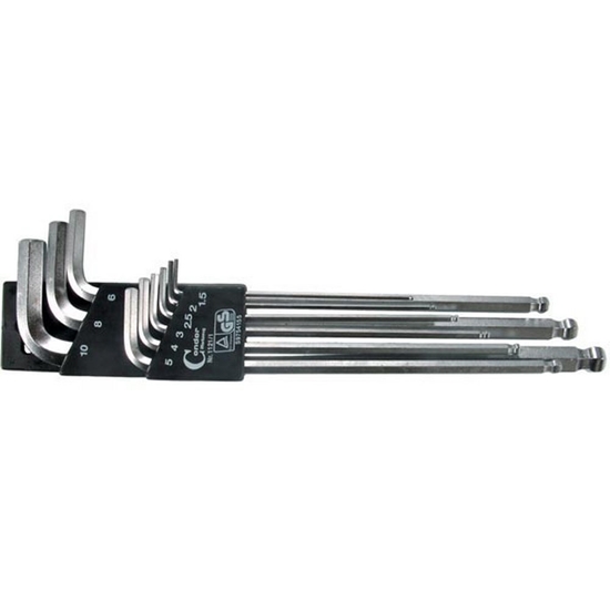 Picture of Seškanšu atslēgu komplekts Condor Werkzeug C1121/1; 1,5-10 mm; 9 gab.