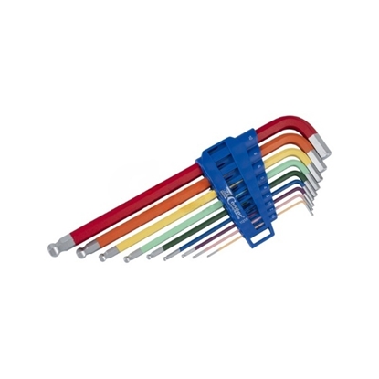 Picture of Seškanšu atslēgu komplekts Condor Werkzeug C1121/8; H1,5-H10 mm; 9 gab.