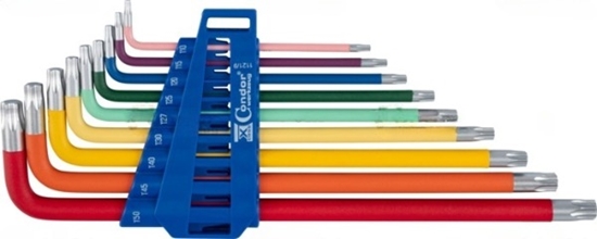 Picture of Seškanšu atslēgu komplekts Condor Werkzeug C1121/9; T10-T50; 9 gab.