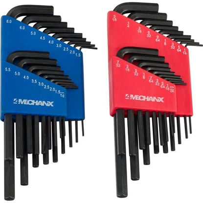 Picture of Seškanšu atslēgu komplekts Condor Werkzeug C71121; 36 gab.