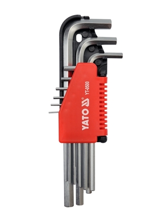 Attēls no Seškanšu atslēgu komplekts Yato YT-0500; 1,5-10 mm; 9 gab.