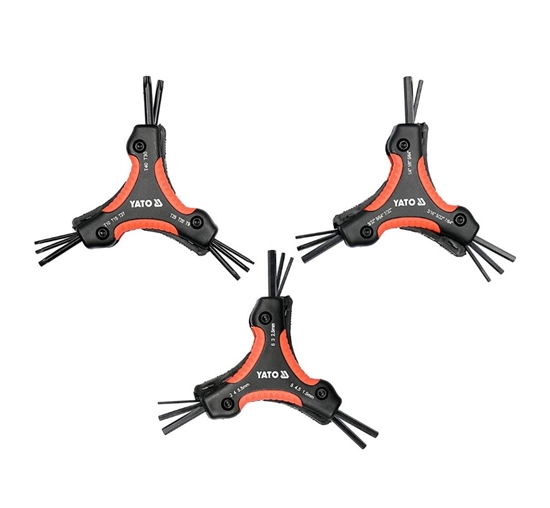 Picture of Seškanšu atslēgu komplekts Yato YT-05644; 26 gab.