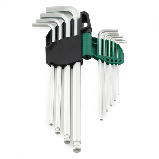 Picture of Seškanšu atslēgu komplekts Sata S09101A; 1,5-10 mm; 9 gab.