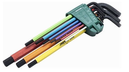 Attēls no Seškanšu atslēgu komplekts Sata ST09107CHBSJ; 9 gab.