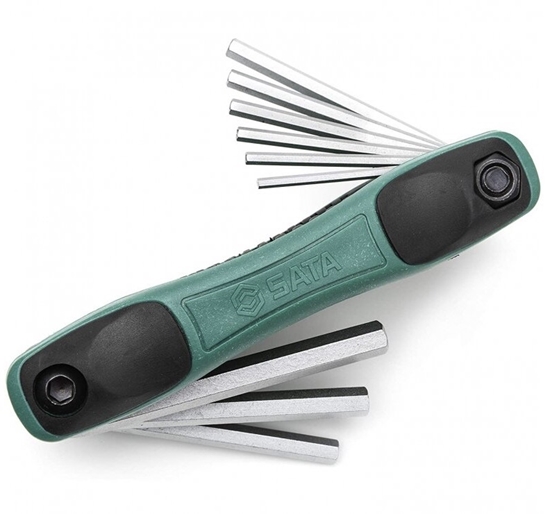 Picture of Seškanšu atslēgu komplekts Sata ST09122SJ; 9 gab.