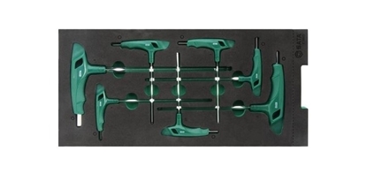 Attēls no Seškanšu atslēgu komplekts Sata ST09922G; 2,0-8,0 mm; 7 gab.