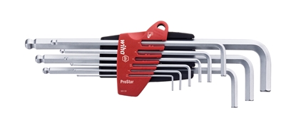 Picture of Seškanšu atslēgu komplekts Wiha ProStar; HEX 1,5-10 mm; 9 gab.