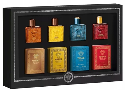 Изображение SET VERSACE Eros Najim Parfum 5ml + Energy EDP 5ml + Eros EDT 5ml + Flame EDP 5ml
