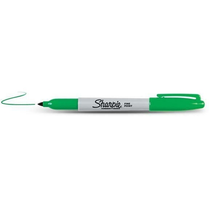 Изображение Sharpie MARKER SHARPIE FINE ZIELONY MARKER PERMANENTNY - S0810960