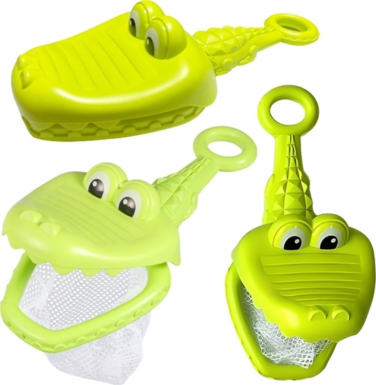 Picture of SIATKA W KSZTACIE KROKODYLA ZABAWKA DO KPIELI OTWIERANA PASZCZA