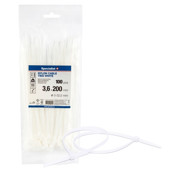 Picture of Siksna Specialist 81/3-3202B; 3,6x200 mm; 100 gab.; balts