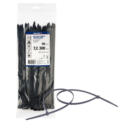 Attēls no Siksna Specialist 81/3-7300J; 7,2x300 mm; 50 gab.; melns