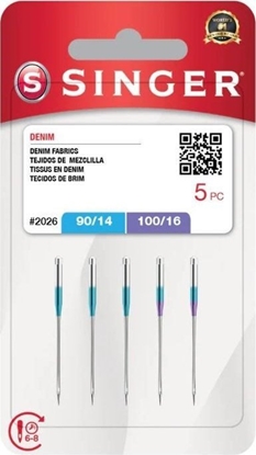 Picture of Singer Iga SINGER N2026S - 14/90-16/100 blst 5szt jeans