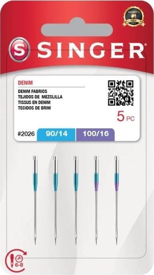 Picture of Singer Iga SINGER N2026S - 14/90-16/100 blst 5szt jeans