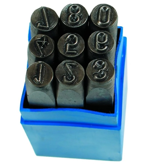 Picture of Skaitļu iezīmētāju komplekts Condor Werkzeug C0051/10; 10 mm; 9 gab.