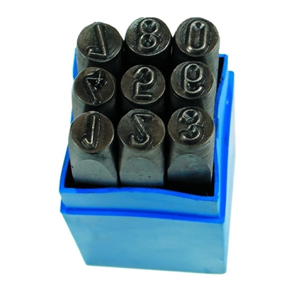 Attēls no Skaitļu iezīmētāju komplekts Condor Werkzeug C0051/3; 3 mm; 9 gab.