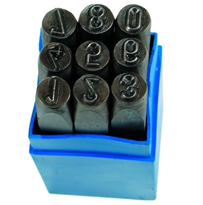 Picture of Skaitļu iezīmētāju komplekts Condor Werkzeug C0051/6; 6 mm; 9 gab.