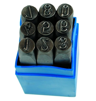 Picture of Skaitļu iezīmētāju komplekts Condor Werkzeug C0051/8; 8 mm; 9 gab.