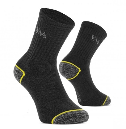 Picture of Skarpety baweniano-poliestrowe VM FOOTWEAR, rozm. 35-38, 3 pary, czarno-szare