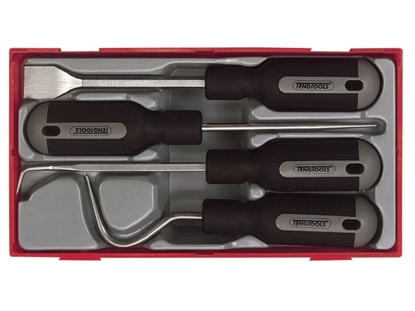 Picture of Skrāpēšanas instrumentu komplekts Teng Tools TTSR04; 4 gab.