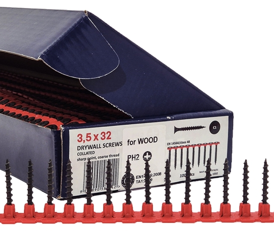 Picture of Skrūves lentēs Robus; PH2; 3,5x32 mm; 1000 gab.