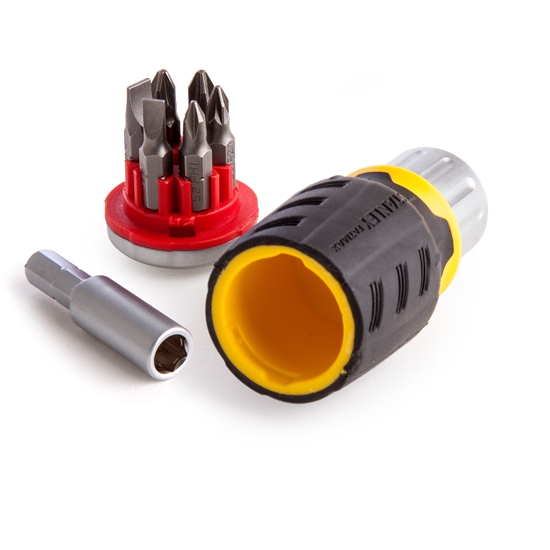 Изображение Skrūvgrieža rokturis Stanley FMHT0-62688 + skrūvēšanas uzgaļi