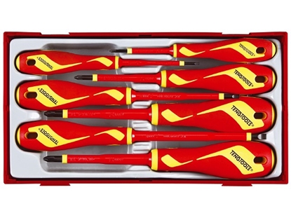 Attēls no Skrūvgriežu komplekts darbam ar spriegumu Teng Tools TTV907N; 7 gab.