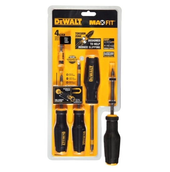 Изображение Skrūvgriežu komplekts DeWalt DWHT62054; 4 gab.